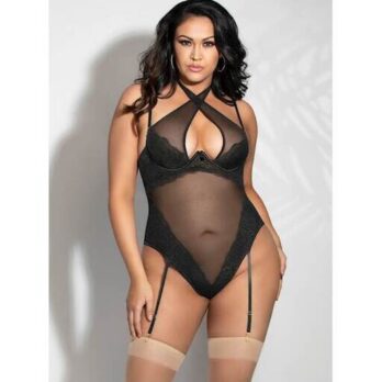 Lace and Mesh Teddy Drama Queen - Seven Til Midnight