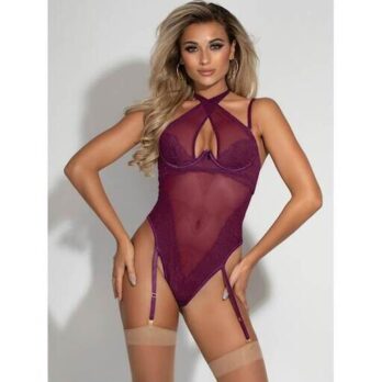 Lace and Mesh Teddy Drama Queen - Seven Til Midnight