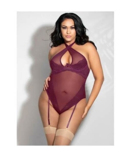 Lace and Mesh Teddy Drama Queen - Seven Til Midnight