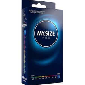 My Size Pro 72mm Condoms 10 Pack - My Size Condoms
