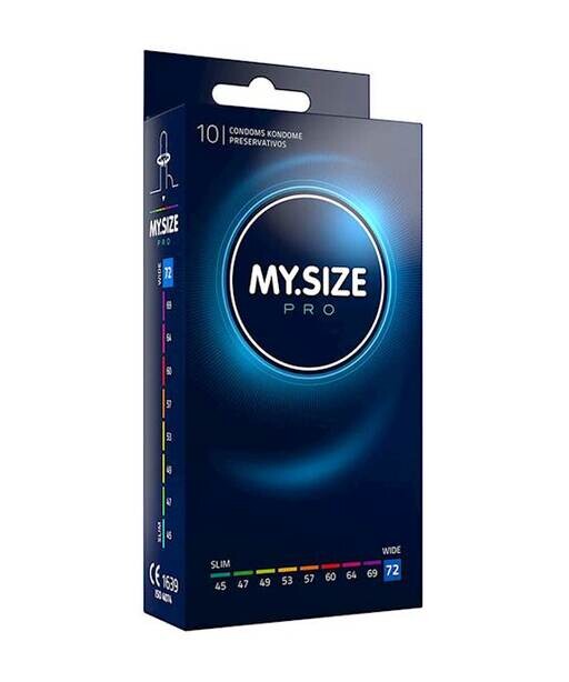 My Size Pro 72mm Condoms 10 Pack - My Size Condoms
