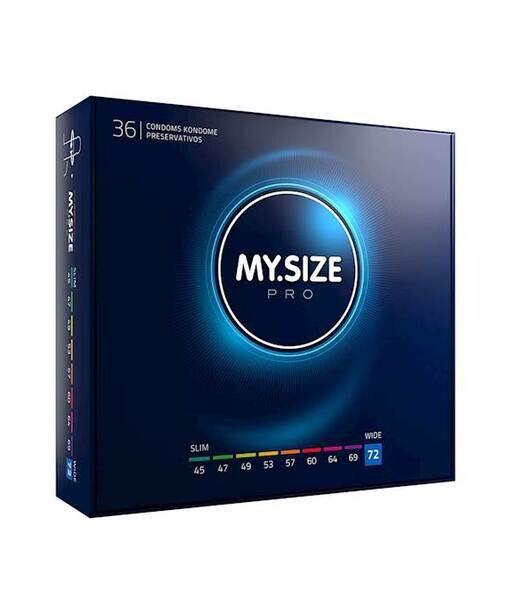 My Size Pro 72mm Condoms 36 Pack - My Size Condoms