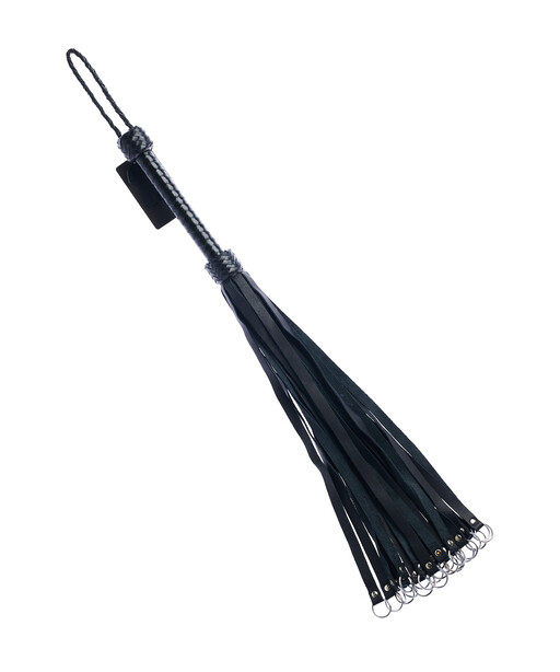 Bound X Calfskin And Ring Tail Flogger - Bound X by Share Satisfaction