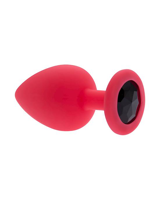 KinKi Gemmed Silicone Plug - 3.7 Inch - Kinki Range by Share Satisfaction