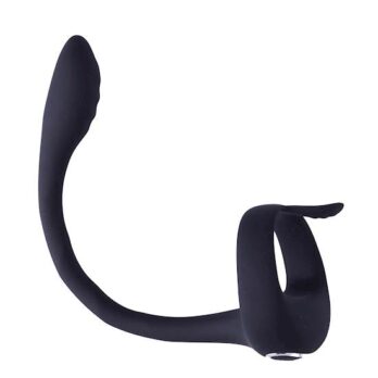 Kinki Vibrating Cock Ring With Anal Probe - Kinki Range by Share Satisfaction