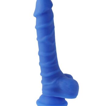 Nood Colours Dual Density Liquid Silicone Dildo with Balls - Nood Colours by Share Satisfaction