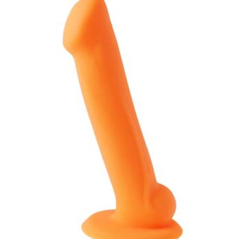 Nood Colours Dual Density Liquid Silicone Dildo with Balls - Eyden by Share Satisfaction