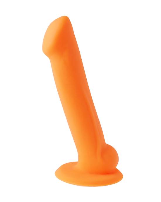 Nood Colours Dual Density Liquid Silicone Dildo with Balls - Eyden by Share Satisfaction