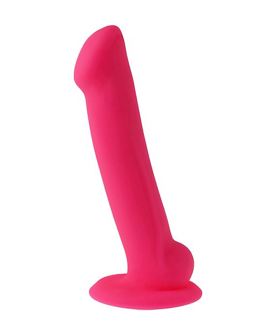 Nood Colours Dual Density Liquid Silicone Dildo with Balls - Nood Colours by Share Satisfaction