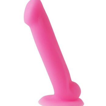 Nood Colours Dual Density Liquid Silicone Dildo with Balls - Nood Colours by Share Satisfaction