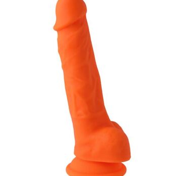 Nood Colours Dual Density Liquid Silicone Dildo with Balls - Nood Colours by Share Satisfaction