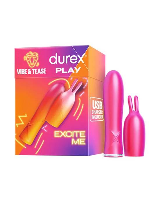 Durex Play Vibe & Tease 2 in 1 Vibrator & Teaser Tip - Durex