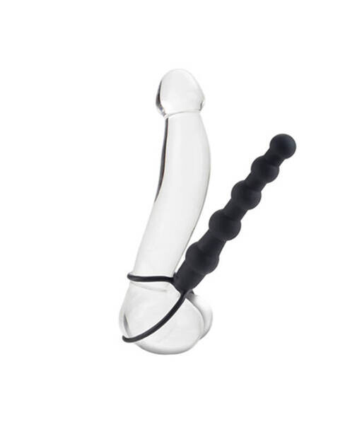 Silicone Love Rider Beaded Dual Penetrator - CalExotics