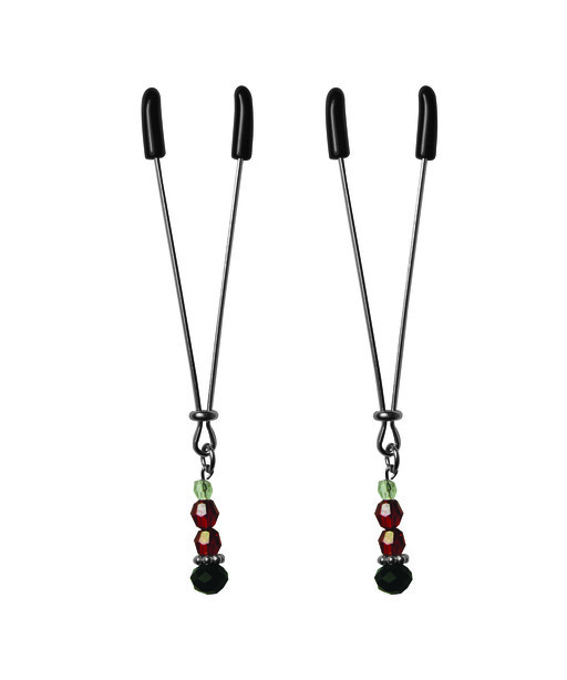 Sexperiments Ruby Nipple Clips - Sportsheets