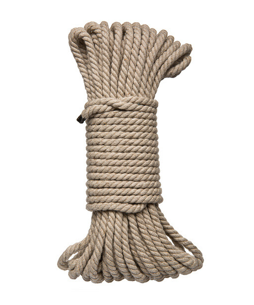 Bind & Tie- 6Mm Hemp Bondage Rope 50Ft - Kink by Doc Johnson