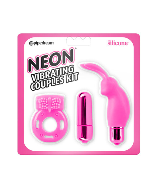 Neon Vibrating Couples Kit - Neon