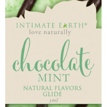 Intimate Earth Natural Flavours Glide Foil - Chocolate Mint - Intimate Earth