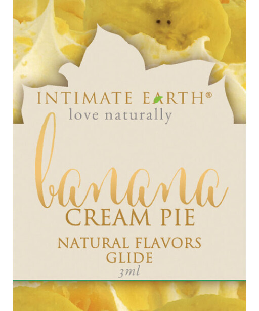 Intimate Earth Natural Flavours Glide Foil - Banana Cream Pie - Intimate Earth