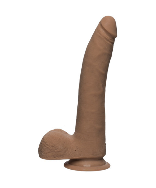 The Ultraskyn Realistic 9 Inch Slim Dildo With Balls - Doc johnson