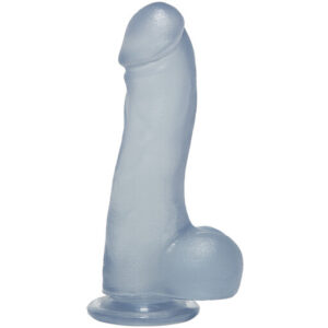 Doc Johnson Crystal Jellies 7.5 Inch Master Cock With Balls - Doc johnson