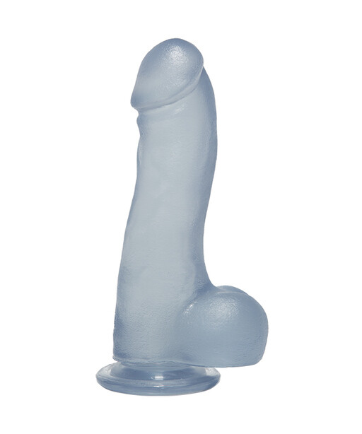 Doc Johnson Crystal Jellies 7.5 Inch Master Cock With Balls - Doc johnson