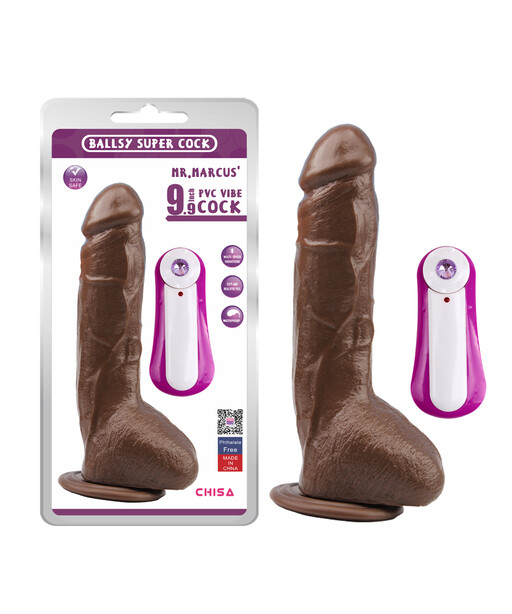 Mr.Marcus Vibrating Dildo - 9.9 Inch - Aeystheter Collection