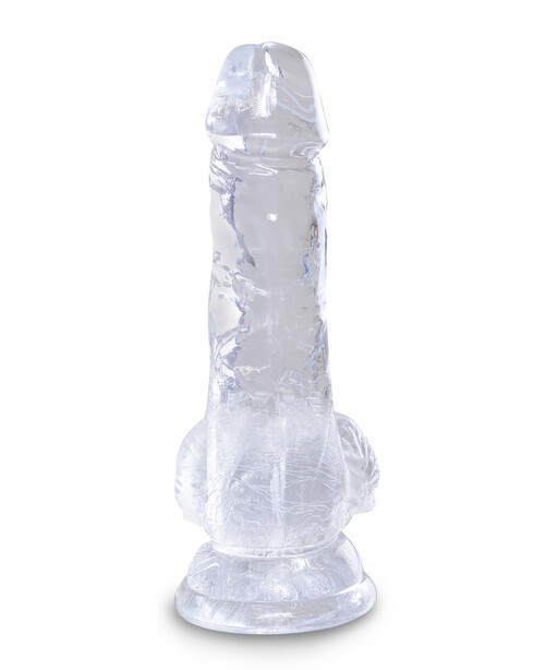 King Cock Clear Dildo with Balls - 5 Inch - King Cock