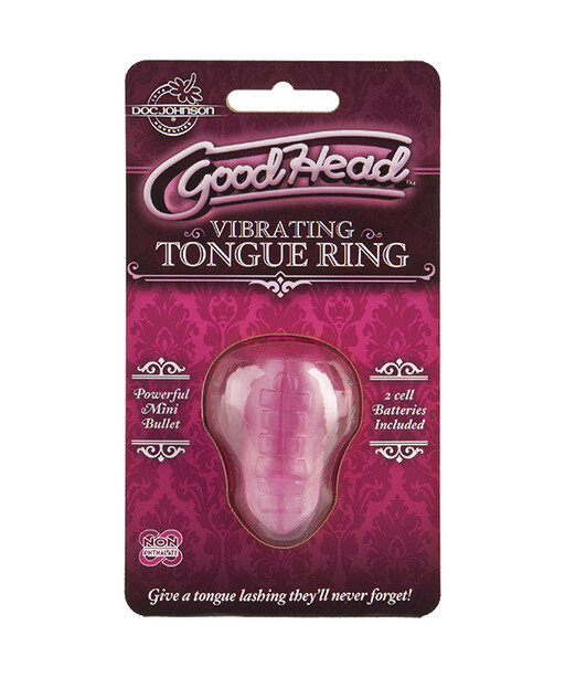 Doc Johnson Goodhead Vibrating Tongue Ring - Doc johnson