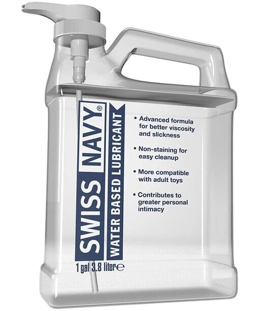 Swiss Navy Water Based Lubricant - 3785ml -