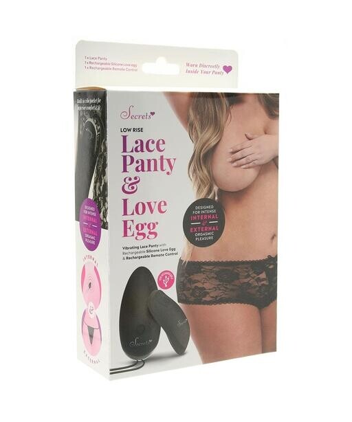 Vibrating Low Rise Rechargable Panties -