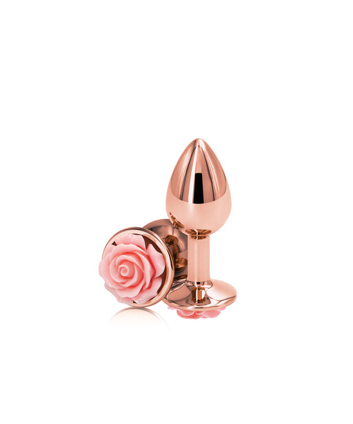 Rose Buttplug - 3 Inch - Rear Assets