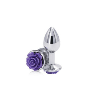 Rose Buttplug - 3 Inch - Rear Assets