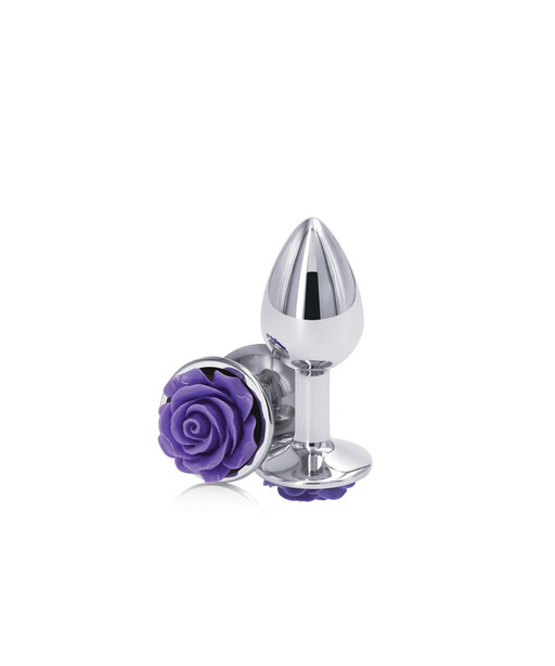 Rose Buttplug - 3 Inch - Rear Assets