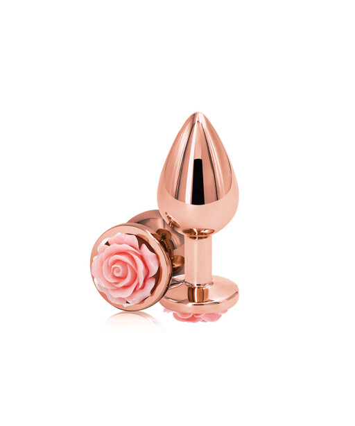 Rose Buttplug - 3.5 Inch - Rear Assets