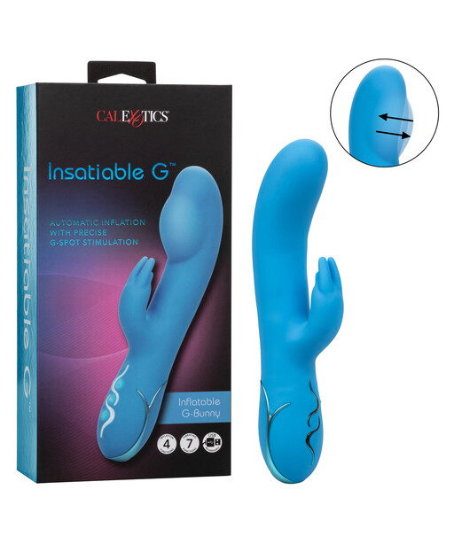 Insatiable Inflatable G Bunny - 8.5 Inch - CalExotics