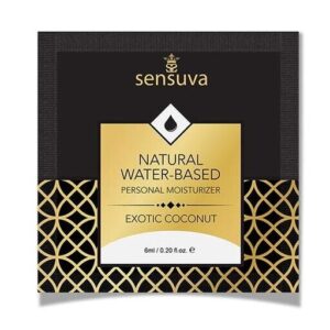 Natural Water-Based Personal Moisturizer - Exotic Coconut - 6Ml - Sensuva